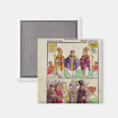 Die Hinrichtung von Jan Hus Magnet (Vorderseite/Rückseite)