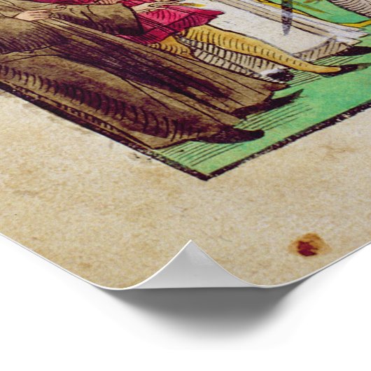 Die Hinrichtung von Jan Hus Poster (Ecke)