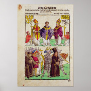 Die Hinrichtung von Jan Hus Poster