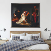 Die Hinrichtung von Lady Jane Gray durch Paul Dela Leinwanddruck (Insitu (Schlafzimmer))