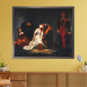 Die Hinrichtung von Lady Jane Gray durch Paul Dela Leinwanddruck (Insitu (Wohnzimmer))