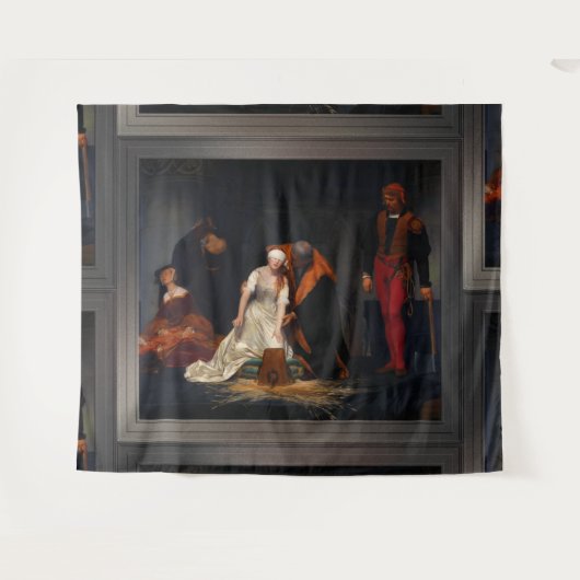 Die Hinrichtung von Lady Jane Gray durch Paul Dela Wandteppich (Vorderseite (Horizontal))