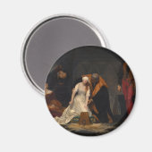 Die Hinrichtung von Lady Jane Gray Magnet (Vorderseite/Rückseite)