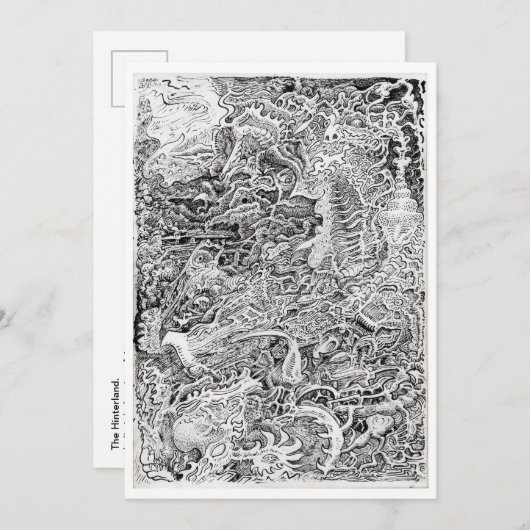 Die Hinterland-Flachkarte (Vorne/Hinten)