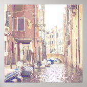 Die hintersten Straßen des Reisestils von Venedig Poster (Vorne)