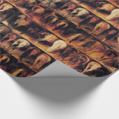 Die Hinterteile der Pferde Geschenkpapier (Ecke)