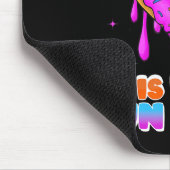 Die Hintertür ist die lustige Tür schmutzigen Erwa Mousepad (Ecke)