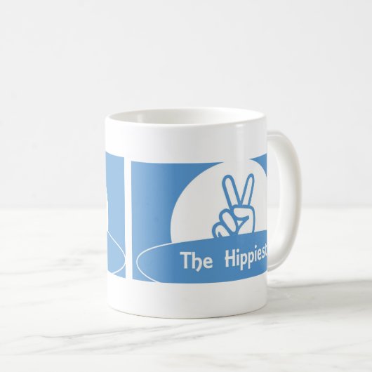 Die HiPPiest-Kaffee-Tasse Kaffeetasse (VorderseiteRechts)