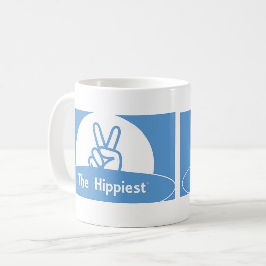 Die HiPPiest-Kaffee-Tasse Kaffeetasse (Vorderseite Links)