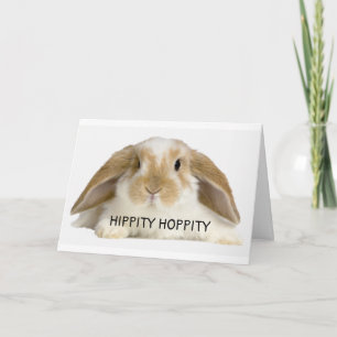 DIE HIPPITÄTSHOFFNUNG "EASTER" IST AUF DEM WEG FEIERTAGSKARTE