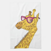 Die Hipster-Giraffe Handtuch (Vertikal)