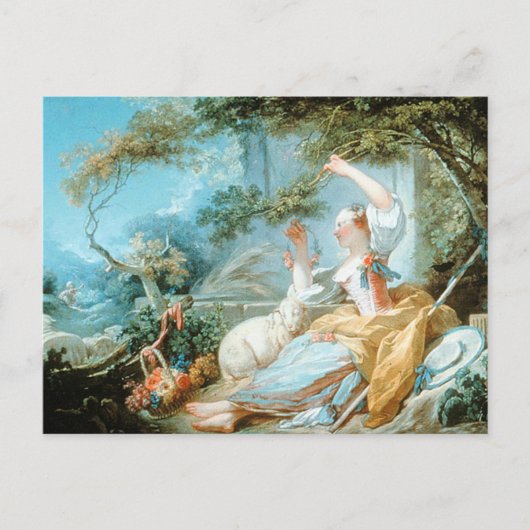 Die Hirdess von Jean Honore Fragonard Postcard Postkarte (Vorderseite)
