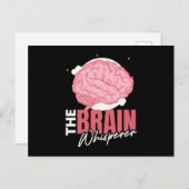 Die Hirnflüsterwissenschaft Postkarte (Vorne/Hinten)