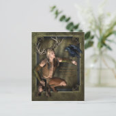 Die Hirsch-kundengerechte Postkarte (Stehend Vorderseite)