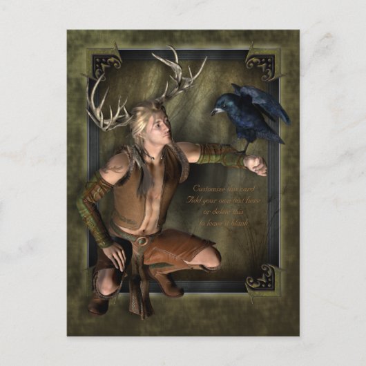 Die Hirsch-kundengerechte Postkarte (Vorderseite)