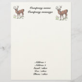 " Die Hirsche 1 " Letterhead Briefbogen (Vorderseite)