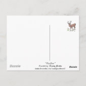 " Die Hirsche " Postkarte (Rückseite)