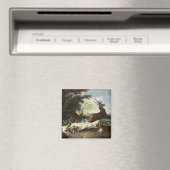 Die Hirschjagd, 1718 Magnet (In Situ (Geschirrspüler))