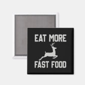 Die Hirschjagd isst schnellere Nahrungsergänzungsm Magnet (Vorderseite/Rückseite)