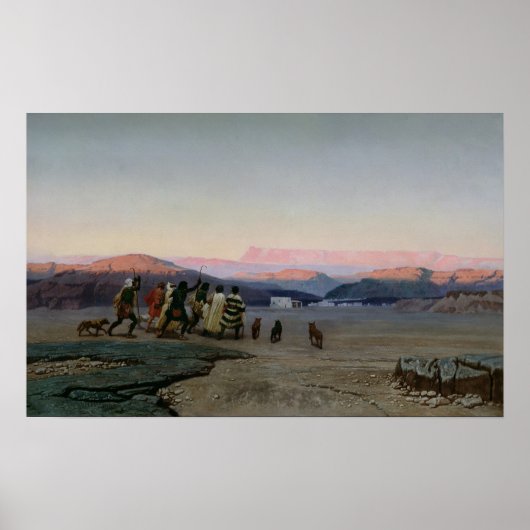 Die Hirten, angeführt von den Sternen, Ankunft Poster (Vorne)