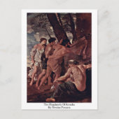 Die Hirten von Arcadia von Nicolas Poussin Postkarte (Vorderseite)