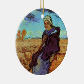 Die Hirtin (nach Millet) von Vincent van Gogh Keramikornament (Rechts)