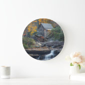 Die historische Gristmeile auf dem Glade-Bach Große Wanduhr (Zuhause)