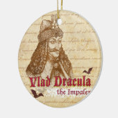 Die historische Zählung Dracula Keramik Ornament (Links)
