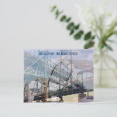 Die historischen Brücken der Postkarte der Quad Ci (Stehend Vorderseite)