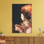 Die Hitze mit dem As der Diamanten Leinwanddruck (Insitu (Wohnzimmer))