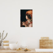 Die Hitze mit dem As der Diamanten Poster (Küche)