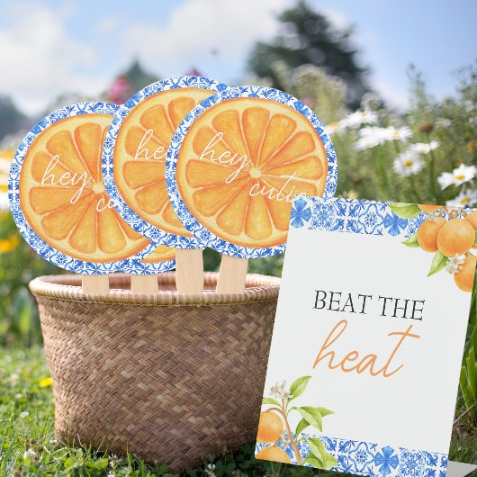 Die Hitze schlagen | Kleine Süsse Kinderdusche Sockelschild