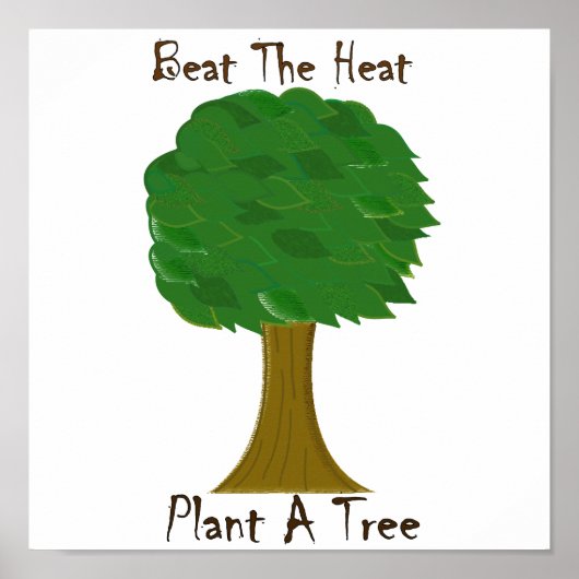 Die Hitze schlagen Poster (Vorne)