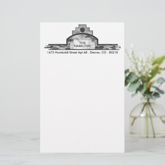 die Hmilton Briefpapier (Stehend Vorderseite)
