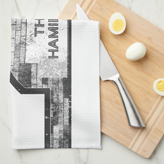 die Hmilton Geschirrtuch (Viertel Falte)