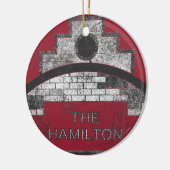 die Hmilton Keramikornament (Links)