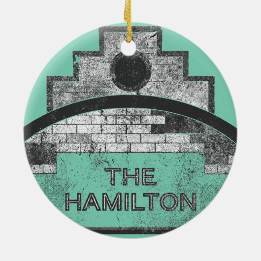 die Hmilton Keramikornament (Hinten)