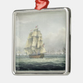 Die HMS Victory, die für die französische Linie Ornament Aus Metall (Links)