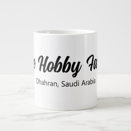 Die Hobby-Tasse Jumbo-Tasse (Vorderseite)