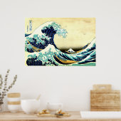 Die hochauflösende Kunst der Großwellen Poster (Küche)