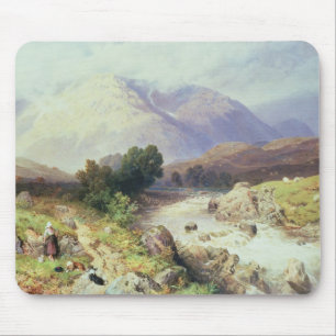 Die Hochländer, nahe Raute (w/c auf Papier) Mousepad