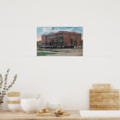 Die Hochschule mit Fakultät und Studenten Poster (Küche)