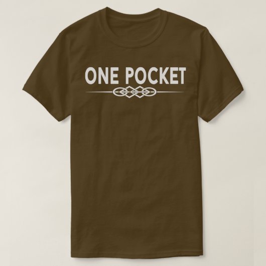 DIE HÖCHSTE QUALITÄT IM SPIEL DES POOL ONE POCKET T-Shirt (Design vorne)