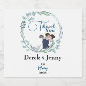 Die Hochzeit blauer Liebhaber Bierflaschenetikett (Einzelnes Label)