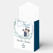 Die Hochzeit blauer Liebhaber Geschenkschachtel (Geöffnet)