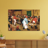 Die Hochzeit der Bauern durch Pieter Bruegel, der  Leinwanddruck (Insitu (Wohnzimmer))