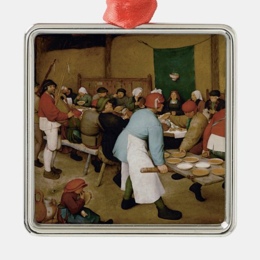 Die Hochzeit der Bauern durch Pieter Bruegel, der Ornament Aus Metall (Vorne)