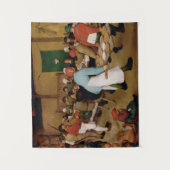 Die Hochzeit der Bauern durch Pieter Bruegel, der  Wandteppich (Vorderseite)