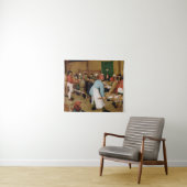 Die Hochzeit der Bauern durch Pieter Bruegel, der Wandteppich (Beispiel (Horizontal))