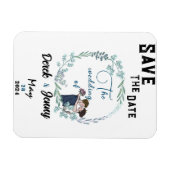 Die Hochzeit der blauen Liebenden Magnet (Horizontal)